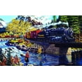 thumbnail image 2 of SUNSOUT INC - Cascade Run - 550 pc Jigsaw Puzzle by Artist: Ken Zylla - Finished Size 15" x 24" - MPN# 39917, 2 of 5