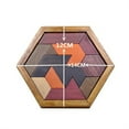 thumbnail image 3 of Hexagon Tangram Puzzle Wooden Jigsaw Puzzle for Adults Challenging Puzzles Wooden Brain Teasers Puzzle for Adults Puzzles Games Family Portable Brain Games Tangrams for Adults, 3 of 5