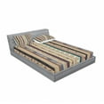 thumbnail image 3 of Ambesonne Vintage Fitted Sheet & Pillow Sham Set, Traditional Ornaments, Twinxl, Multicolor, 3 of 3