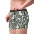 thumbnail image 2 of Uemuo Retro Bunny Floral Pattern Men's Boxer Briefs,Trunk Anti-Chafing,Comfortable, Durable, and Stylish Underwear-Small, 2 of 9