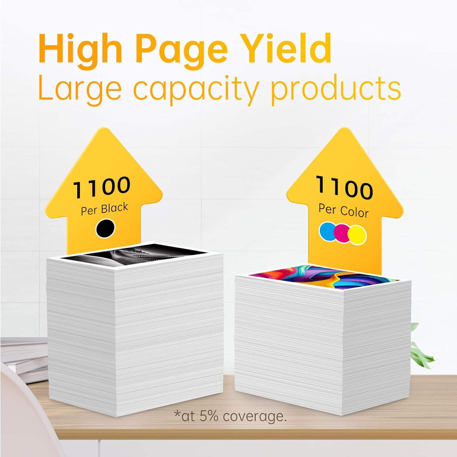 INKNNF Compatible with Epson 822XL Ink Cartridges Combo Pack, High Yield (1100 Pages) for WorkForce Pro WF-3820 WF-4820 WF-4830 WF-3823, 6-Pack