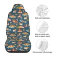 thumbnail image 5 of Sikiie Beach Dog Car Seat Protector 2 Pack Car Seat Cushion Mat, Car Seat Covers for SUV, Truck, Van, 5 of 7