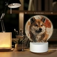 thumbnail image 6 of Naloa Vintage Shiba Inu Art Acrylic LED Night Light Custom LED Lights Personalized Nightlight Customized Gifts for Family Couples Friends, 6 of 9