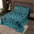 thumbnail image 2 of Erosebridal Boho Damask Coverlet Set King,Aztec Southwestern Bedding Set,Geometry Bedroom Decor,Breathable,3pcs, 2 of 5