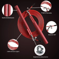 thumbnail image 2 of Cuerda Para Saltar Ajustable Lab.G Ultra Rapida 3m Roja, 2 of 4