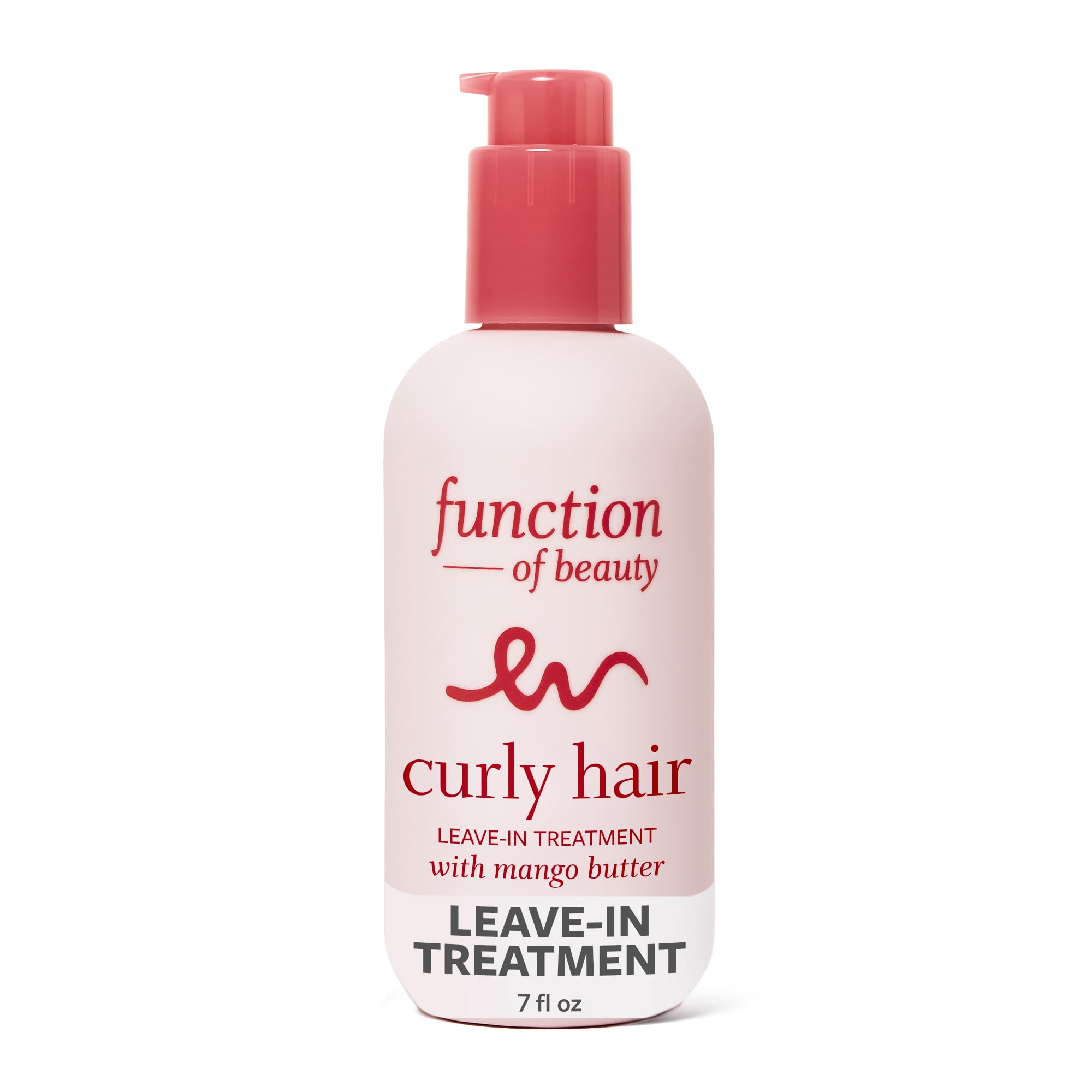 Function of Beauty Curly Hair Leave-in Conditioner Base with Mango Butter, 7 fl oz