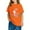 Orange, variant on AUNVITO Boys & Girls Easter Cartoon Cotton Shirts Round Neck Short Sleeve Tees for Toddlers