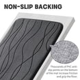 thumbnail image 5 of ChakmeOne Bathroom Rugs Sets 5 Piece, Gray Bathroom Rug Soft Absorbent Microfiber Bath Mats and U-Shaped Contour Toilet Rug, Non-Slip Machine Wash Dry for Floor Tub and Shower, 5 of 11