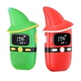 thumbnail image 4 of 2 walkie-talkies para niños, radios bidireccionales, juguetes portátiles para niños. Rojo y verde, 4 of 9