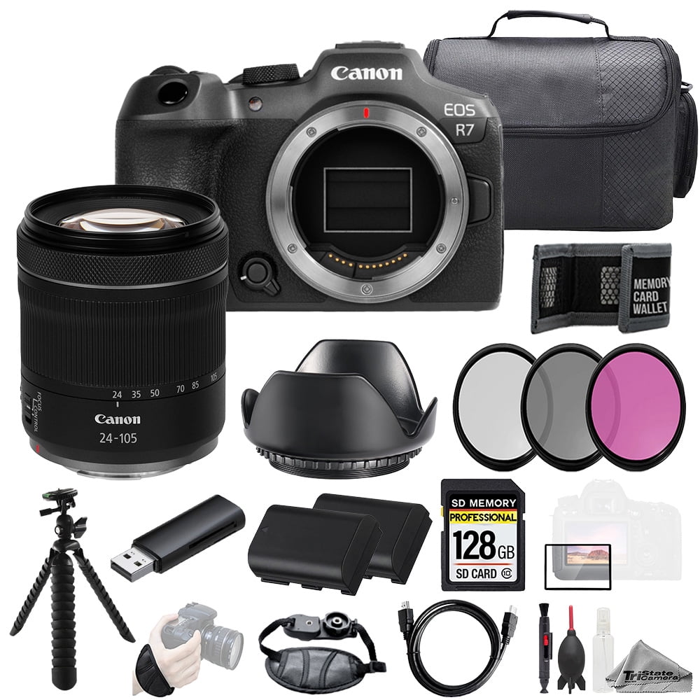 Canon EOS R10 Camera + RF 100-400mm f/5.6-8 IS USM Lens +128GB+