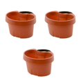 thumbnail image 1 of 3Pcs Wall-mounted Plant Pot Useful Flower Holder Practical Hanging Planter, 1 of 3