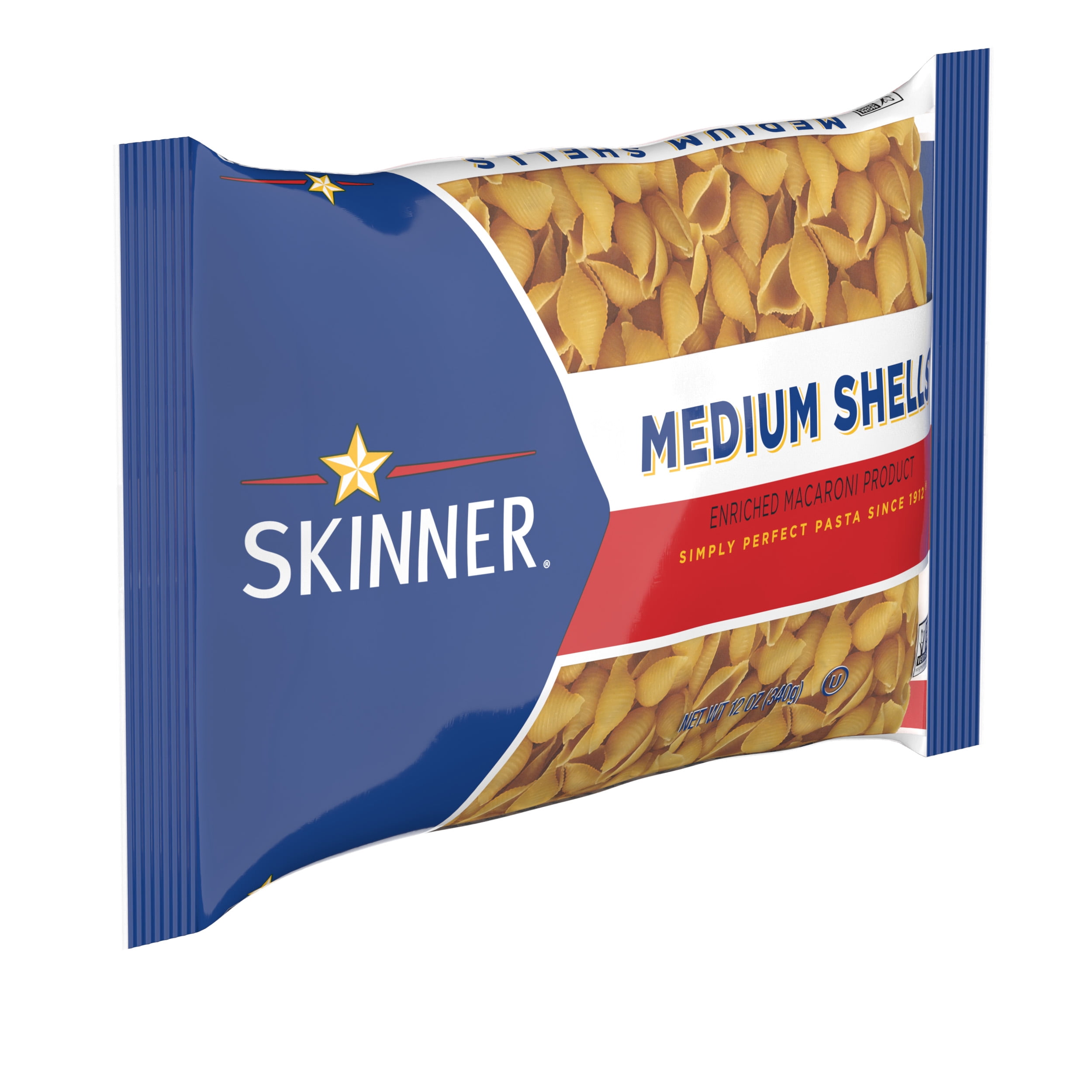 (4 pack) Skinner 12 oz Medium Shell Pasta