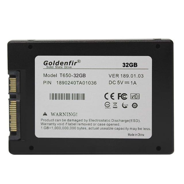 Goldenfir SATA 3.0 2.0 2.5 "Disco de unidad de estado sólido SSD Accesorio de repuesto para portátiles 16G / 32G / 120G / 240G Monstrate DZ3488-02B