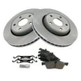 thumbnail image 2 of TRQ Front Brake Pad & Rotor Kit Brake Pads Brake Rotor Semi-Metallic Fits Select 2011-2016 Dodge Durango Jeep Grand Cherokee, 2 of 5