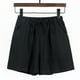 thumbnail image 1 of Pantalones Cortos Informales Para Mujer Pantalones Cortos Para Mujer Soft Women Loose Shorts Cintura Elástica Casual Shorts Womens Casual Drawstring ShortsBlack XL70 ~ 80kg ANGGREK Otros, 1 of 1