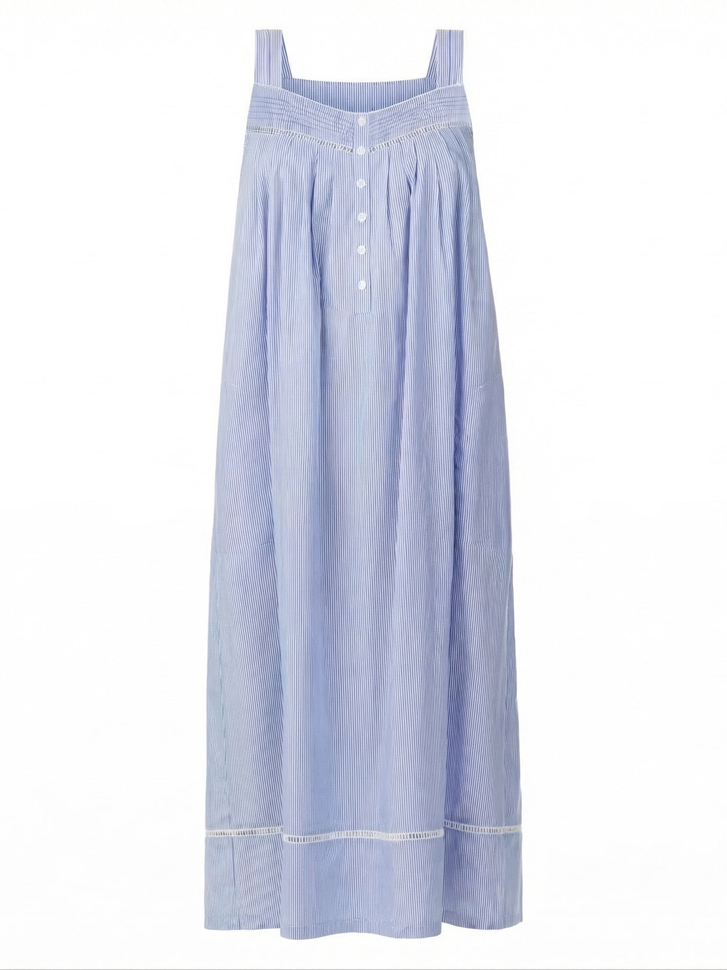 Aria Women's Lightweight Cotton Woven 50" Ballet Nightgown, Sizes XS-5X