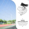 thumbnail image 3 of Raindrops High Density Woven Soccer Goal Net Black Weather Resistant for Outdoor Football Practice and Training, 3 of 7