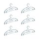 thumbnail image 4 of Colgador de ropa de PP de 6 piezas, colgador de doble capa para ahorro de espacio, resistente para uso diario, resistente al deslizamiento, rotación Gris perfecl colgador de calcetines, 4 of 8