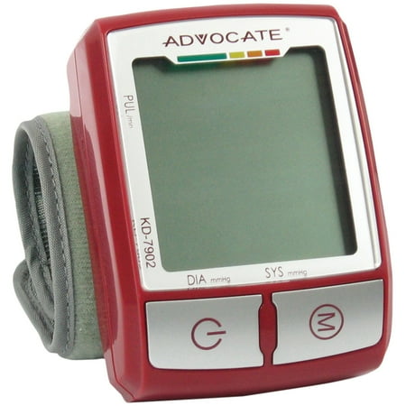 Advocate KD-7902 Wrist Blood Pressure Monitor With Color Indicator