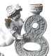 thumbnail image 3 of Candelabro de estilo Retro para decoración de candelabros, colección de candelabros, figuritas de querubines, portavelas para sala de estar y hogar No.8 Soledad Sujetavelas, 3 of 3