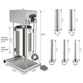 thumbnail image 2 of Ktaxon 22LBS/10L Electric Sausage Stuffer, Adjustable Speed Stainless Steel Sausage Maker Meat Stuffer, Heavy Duty Vertical Electric Stuffer Sausage Filler with 5 Stuffing Tubes, Home & Commercial, 2 of 9