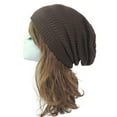 thumbnail image 2 of HOWPAY Slouchy Beanie for Women Stretchy Baggy Windproof Solid Color Winter Knitted Pullover Hats for Cold Weather Soft Cozy Skull Caps, 2 of 8