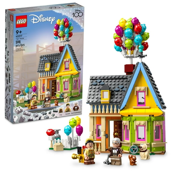 LEGO Disney and Pixar ‘Up’ House 43217 Disney 100 Celebration Classic Building Toy Set for Kids and Movie Fans Ages 9 , A Fun Gift for Disney Fans and Anyone Who Loves Creative Play