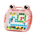 thumbnail image 1 of Magnetic Drawing Board, Frog Magnet Beads Doodle Board, Educational Magnetic Toy for Kids, Preschool Learning Creativity Activity Boys, Fun Drawing Writing Play, 1 of 8
