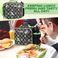 thumbnail image 3 of Bolsa de almuerzo con aislamiento Minecraft para niños con compartimentos para aperitivos, 3 of 6