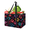 Multicolor 3, variant on Animal Paw Print Reusable Grocery Bag, Foldable Shopping Tote Bag with Reinforced Handles, Large Kitchen Grocery Bags for Shopping Groceries Picnic