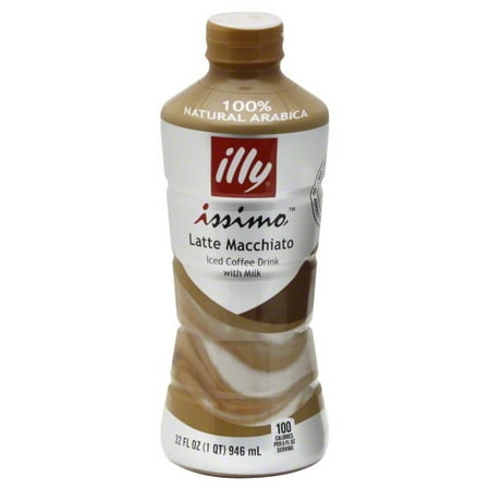 Illy Issimo Latte Macchiato Iced Coffee Drink, 1 Quart