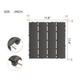 thumbnail image 4 of 44PCS Plastic Interlocking Deck Tiles,Patio Deck Tiles,12"x12" Square Waterproof Outdoor, 4 of 6