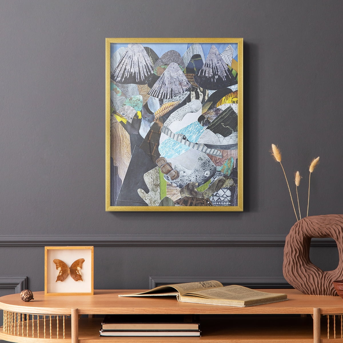 Arizona Highways Framed Print in Gold Solid Wood Framed Print No Nail Hanging