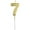 H, variant on Sunxin Golden Candles, Digital Birthday and Wedding Candlesgold Number Birthday Numeral Candles Number Cake Decor for Adults/Kids Party