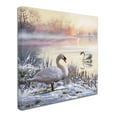 thumbnail image 2 of The Macneil Studio 'Winter Swans' Canvas Art, 2 of 3