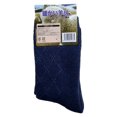 thumbnail image 2 of Meso Women's 2 Pairs Pack Extra Thick Cashmere Wool Socks Diamond Size 8-10(Navy), 2 of 2