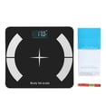 thumbnail image 1 of Báscula de grasa corporal con Bluetooth y pantalla LCD digital para baño con aplicación para smartphone, 1 of 13