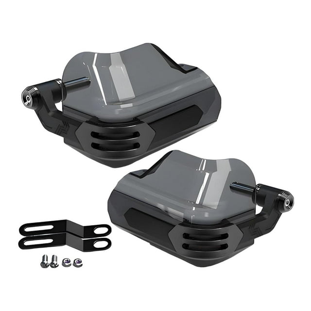 DYNWAVECA Protège-Mains de Moto Facile à Installer Pièce de Rechange Haute Résistance Composants Auto Protection Main Noir
