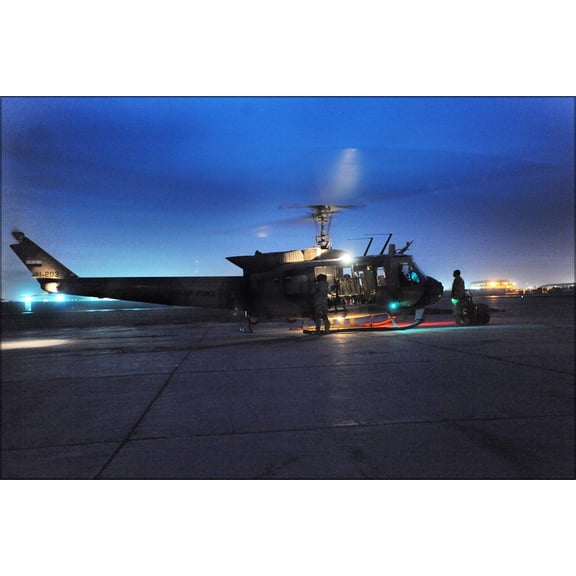 24"x36" Gallery Poster, Iraqi Air Force UH 1