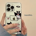 thumbnail image 2 of Cinnamoroll Kuromi Phone Case For iPhone 14 11 12 13 Pro MAX Mini 7 8 Plus XR XS SE2 Cute Cartoon Silicone Cover Shell FGS, 2 of 6