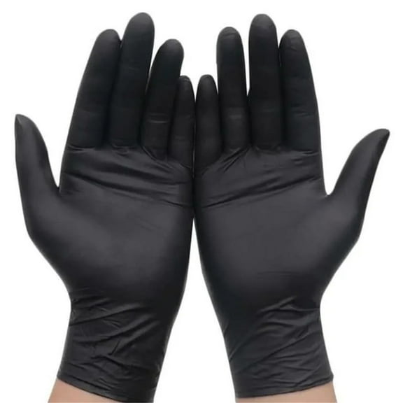 20/50/100PCS Disposable Black Nitrile Gloves For Household Use Latex Free Powder Free Cleaning Gloves Tattoo  Hairdressing Tools