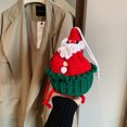 thumbnail image 3 of Monedero Cruzado Ndcxsfigh bolso Mujer Crochet Lindo Navidad punto, 3 of 9