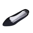 thumbnail image 6 of Eltusu Women Flat Shoes, Comfort Pointy Toe Slip on Mesh Work Shoes Black Size 5.5, 6 of 7