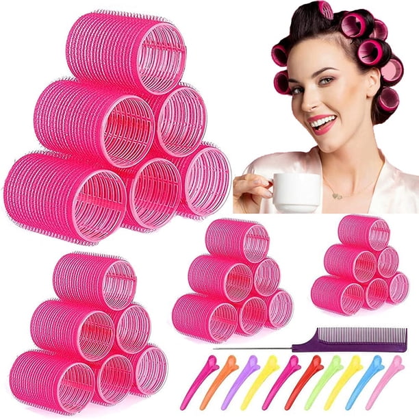 Jumbo Hair Rollers Set Hair Rollers Curlers For Long Hair No Heat