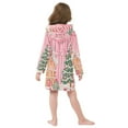 thumbnail image 7 of FORMRS Niños Bathrobe Unisex Hooded Robe Soft Plush Pajamas Sleepwear, Size 4-6T, Brown Gingerbread House, 7 of 7