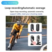 Treklon POV Camera, POV Camera for Baseball, 4k Mini Thumb Action Camera, Ipx7 Waterproof Underwater Camcorder, Wearable Action Body Cam with Mount, Body Cameras for Moto Diving (Black, 4K)