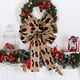 thumbnail image 3 of Adornos de lino Vintage para fiesta de año nuevo, cinta con purpurina para árbol de Navidad, 2 unidades/lote, 3 of 4