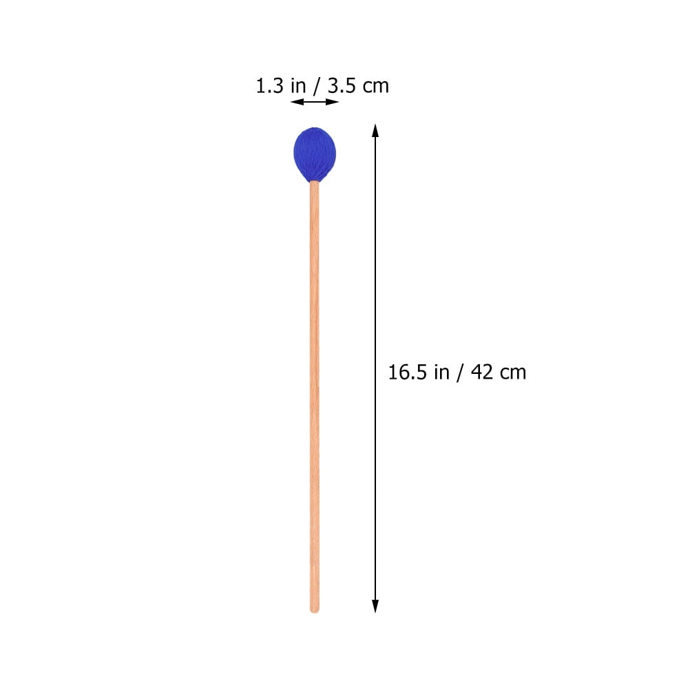 FESTFENDS Percussion Sticks Blue Wool Acrylic 1 Pair 16.5x1.4x1.4in