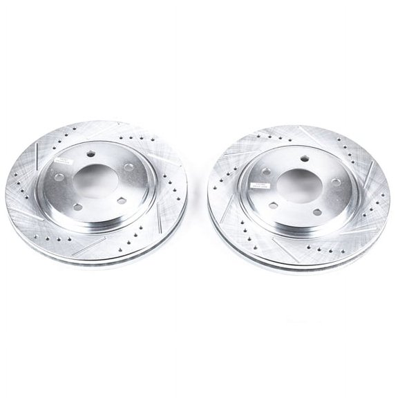 Power Stop AR8254XPR Evolution Drilled & Slotted Rotors -Front Fits 1998 Chevrolet Lumina