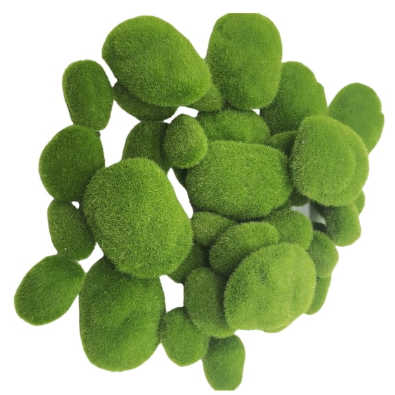 Safe Moss Stones 40Pieces Terrarium Decors Garden Landscape Design